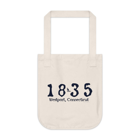 1835 Westport connecticut tote bag // westport connecticut gifts and merch // finding connecticut 