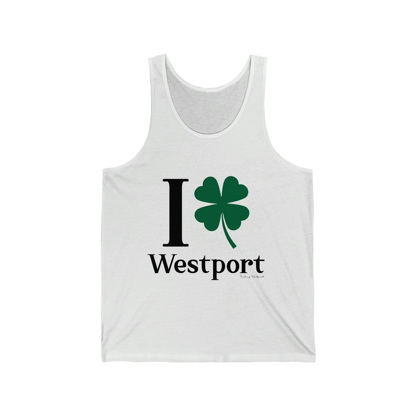 westport connecticut st patricks day shirt, i clover westport