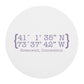 Greenwich Coordinates Mousepad