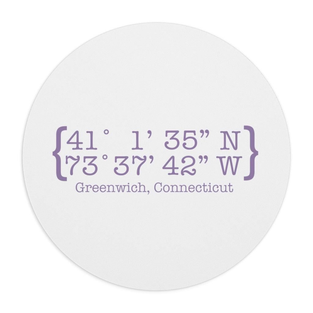 Greenwich Coordinates Mousepad