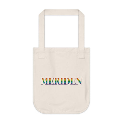 Meriden Rainbow Organic Canvas Tote Bag