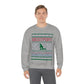 Westport Ugly Holiday Green - Red  Unisex Heavy Blend™ Crewneck Sweatshirt