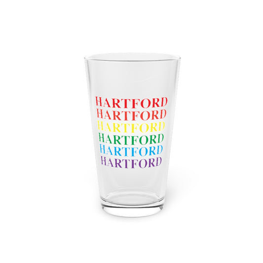 Hartford Pride Pint Glass, 16oz