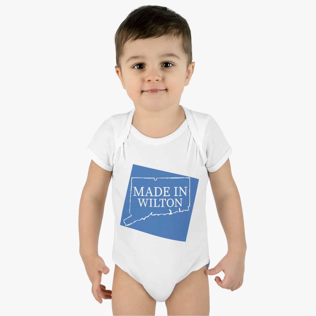 Made in Wilton Infant Baby Rib Bodysuit