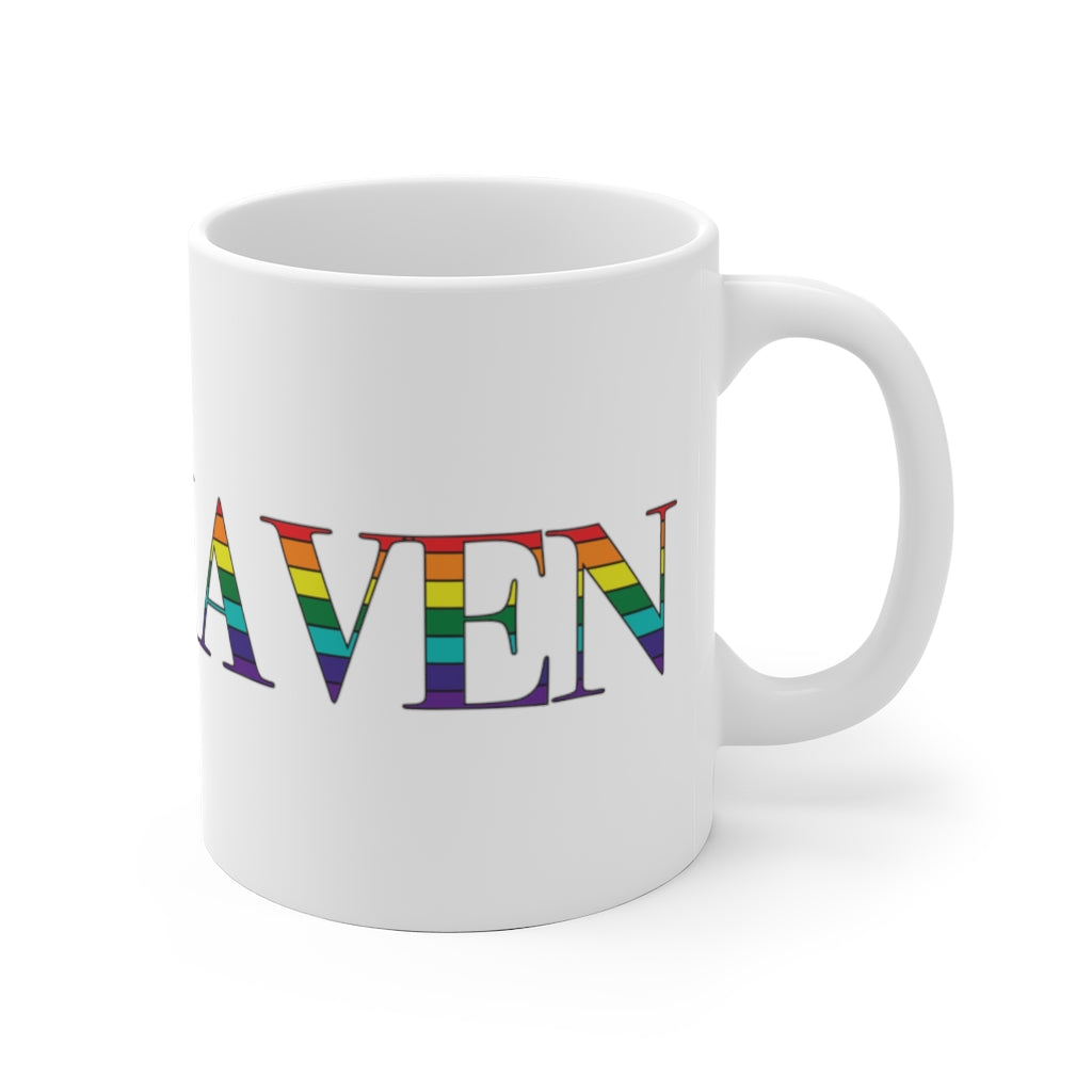 New Haven Rainbow White Ceramic Mug