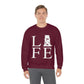 Fairfield Life (front) Unisex Heavy Blend™ Crewneck Sweatshirt