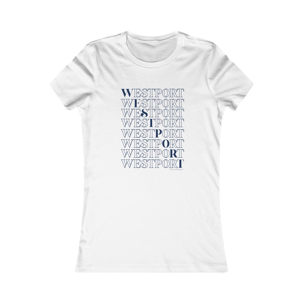 westport on repeat tee shirt