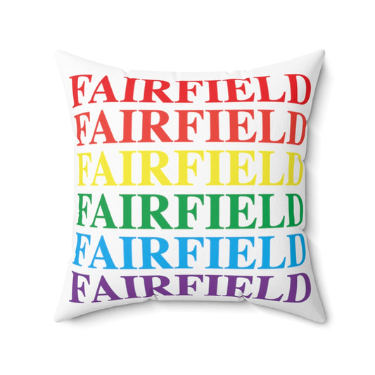 Fairfield pride pillow and home decor 