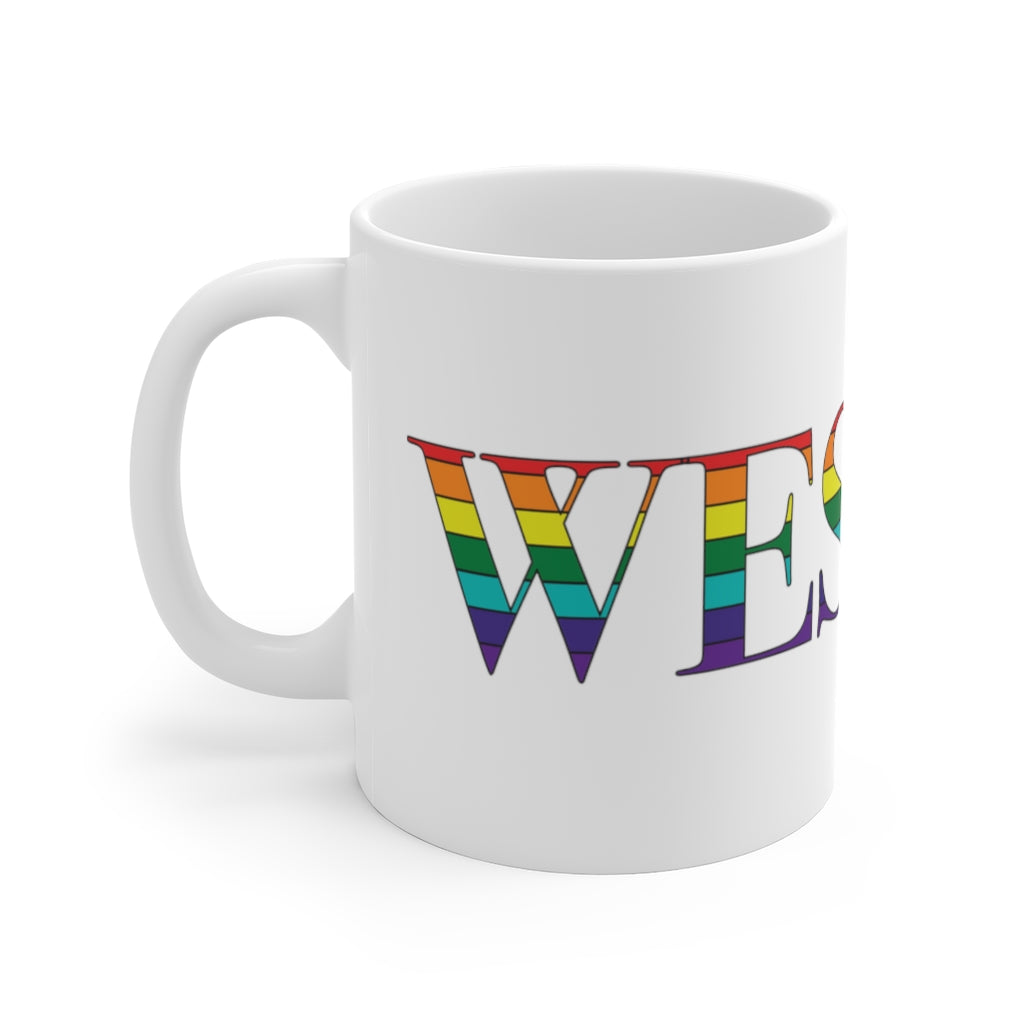 Do you have Weston Pride? Weston, Connecticut apparel and gifts including mugs including LGBTQ inspired apparel and gifts. 10% of pride sales are donated to a Connecticut LGBTQ organization. Free shipping! 