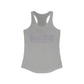 Greenwich Coordinates Women's Ideal Racerback Tank - Purple Print