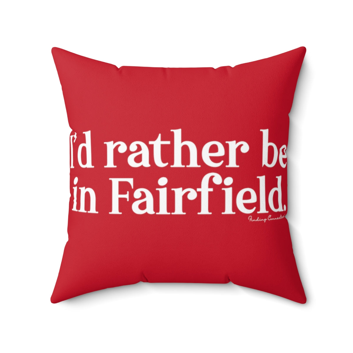 fairfield ct / connecticut pillow and home decor