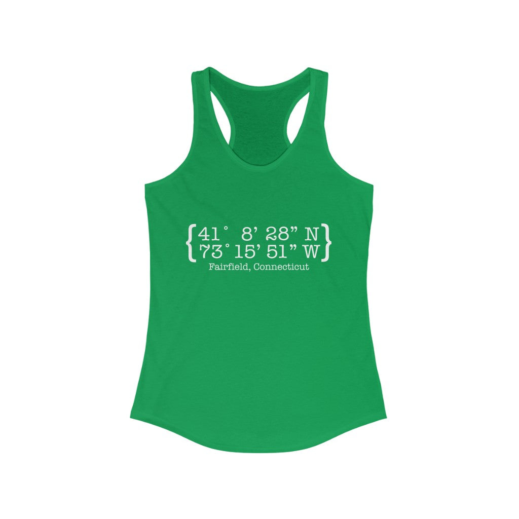 fairfield ct / connecticut womens tank top shirt 