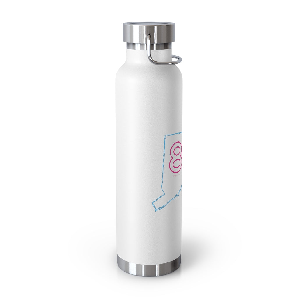 860 Neon - Pink Copper Vacuum Insulated Bottle, 22oz