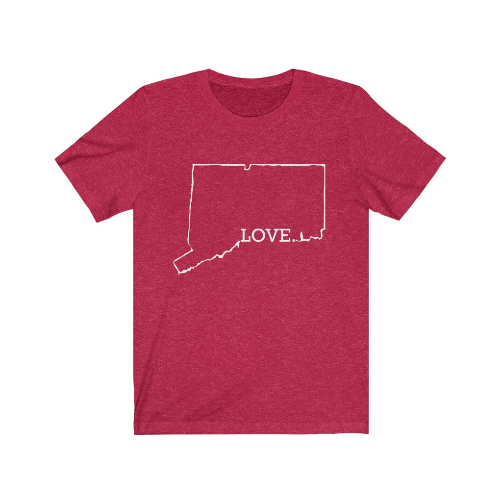 Connecticut Love Unisex Jersey Short Sleeve Tee