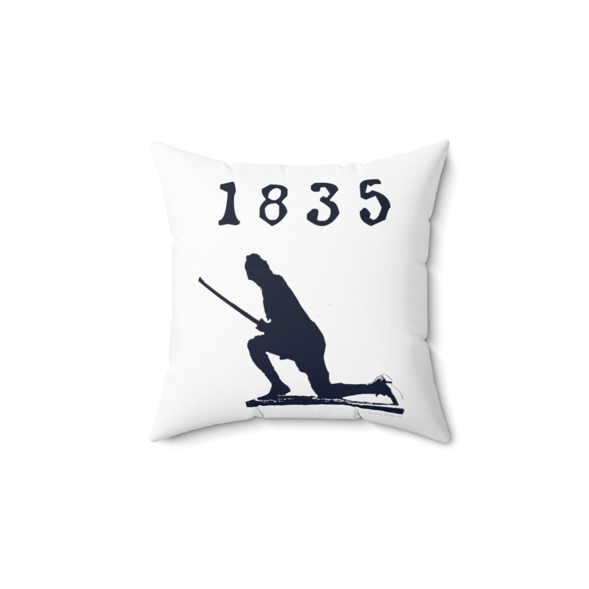 1835 Westport - Large Minuteman Spun Polyester Square Pillow