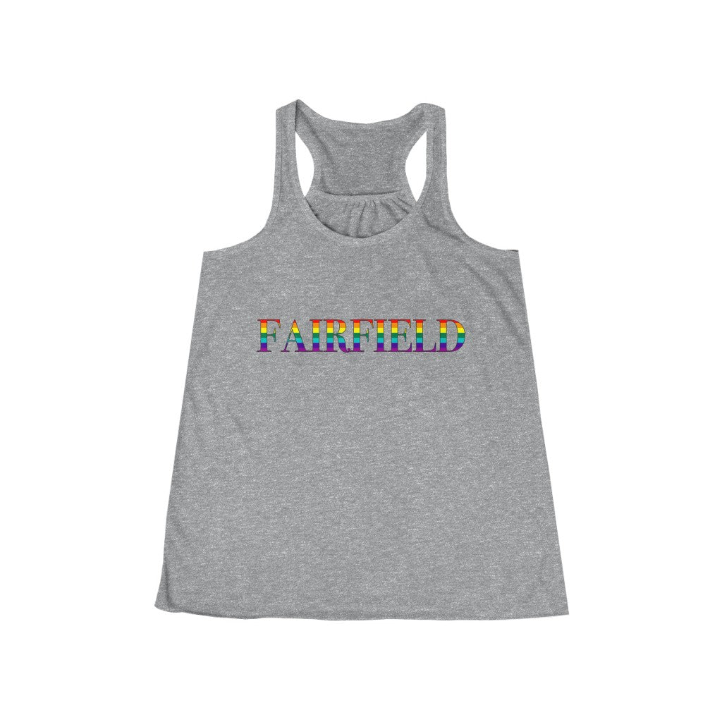 Fairfield Rainbow Women's Flowy Racerback Tank