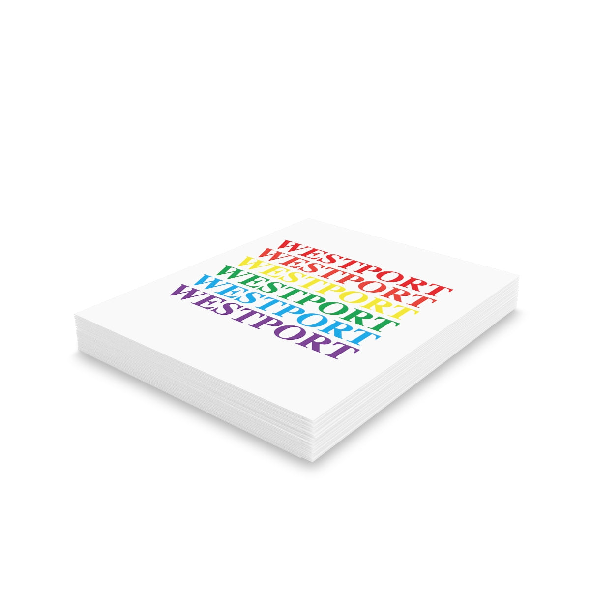 Westport Pride Greeting Cards (8, 16, and 24 pcs)