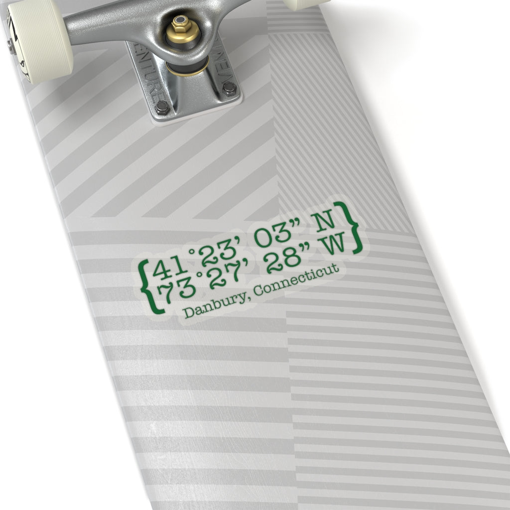 danbury ct coordinates stickers