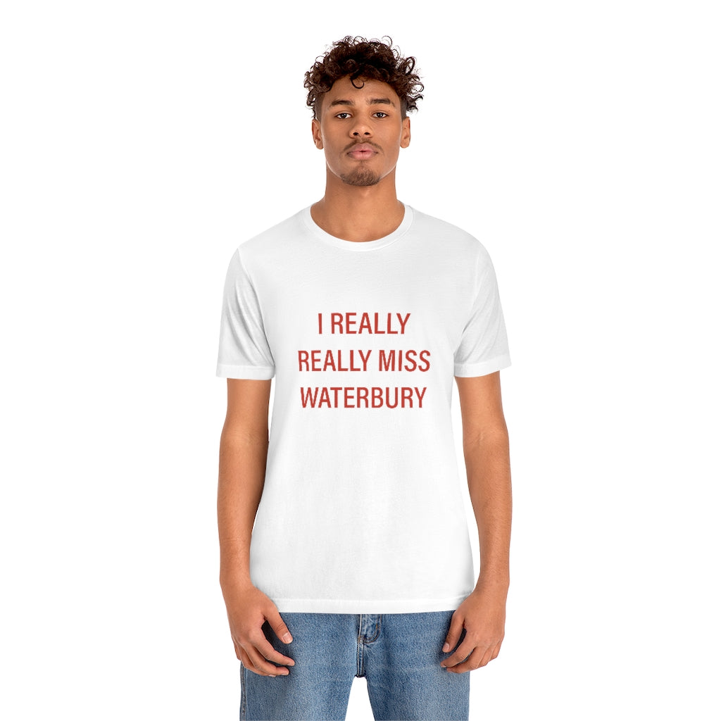 I Really Really Miss Waterbury Unisex Jersey Short Sleeve Tee