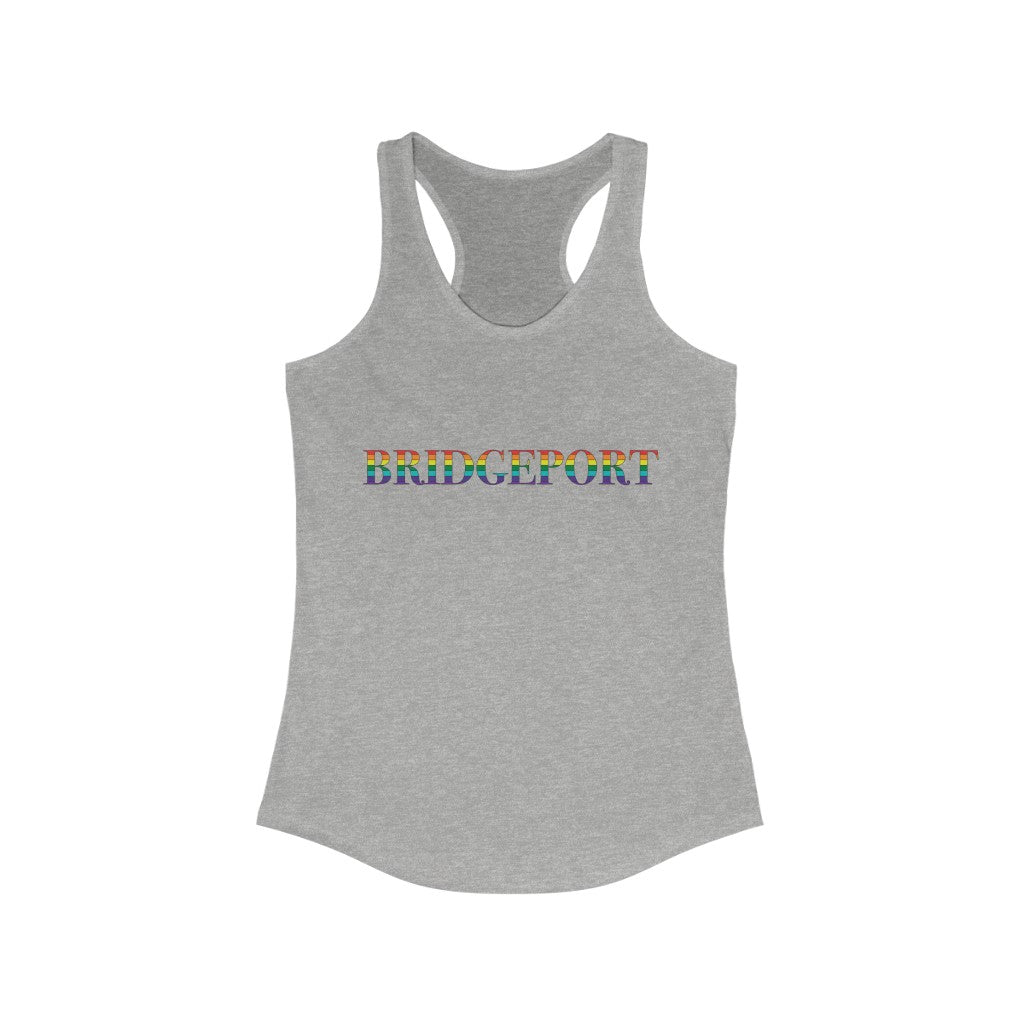 Bridgeport Rainbow Women's Ideal Racerback Tank