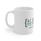 Danbury Coordinates White Ceramic Mug