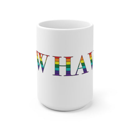 New Haven Rainbow White Ceramic Mug