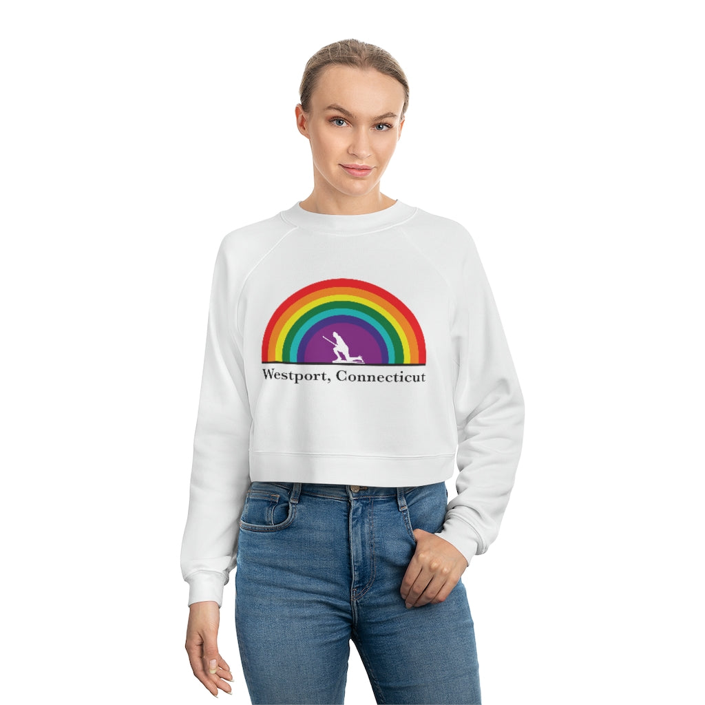 westport pride westport ct womens cropped sweatshirt