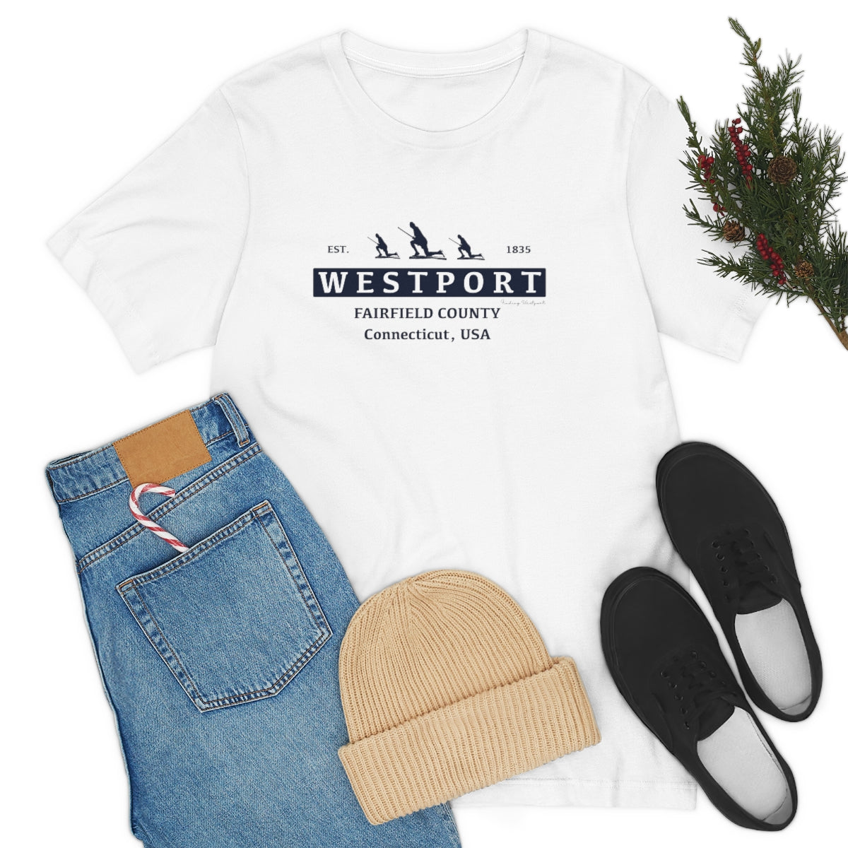 Westport Est. Unisex Jersey Short Sleeve Tee