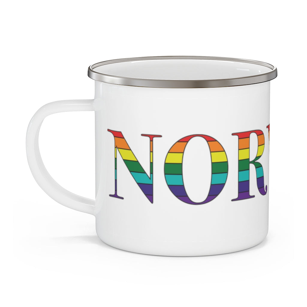 Norwich Rainbow Enamel Camping Mug