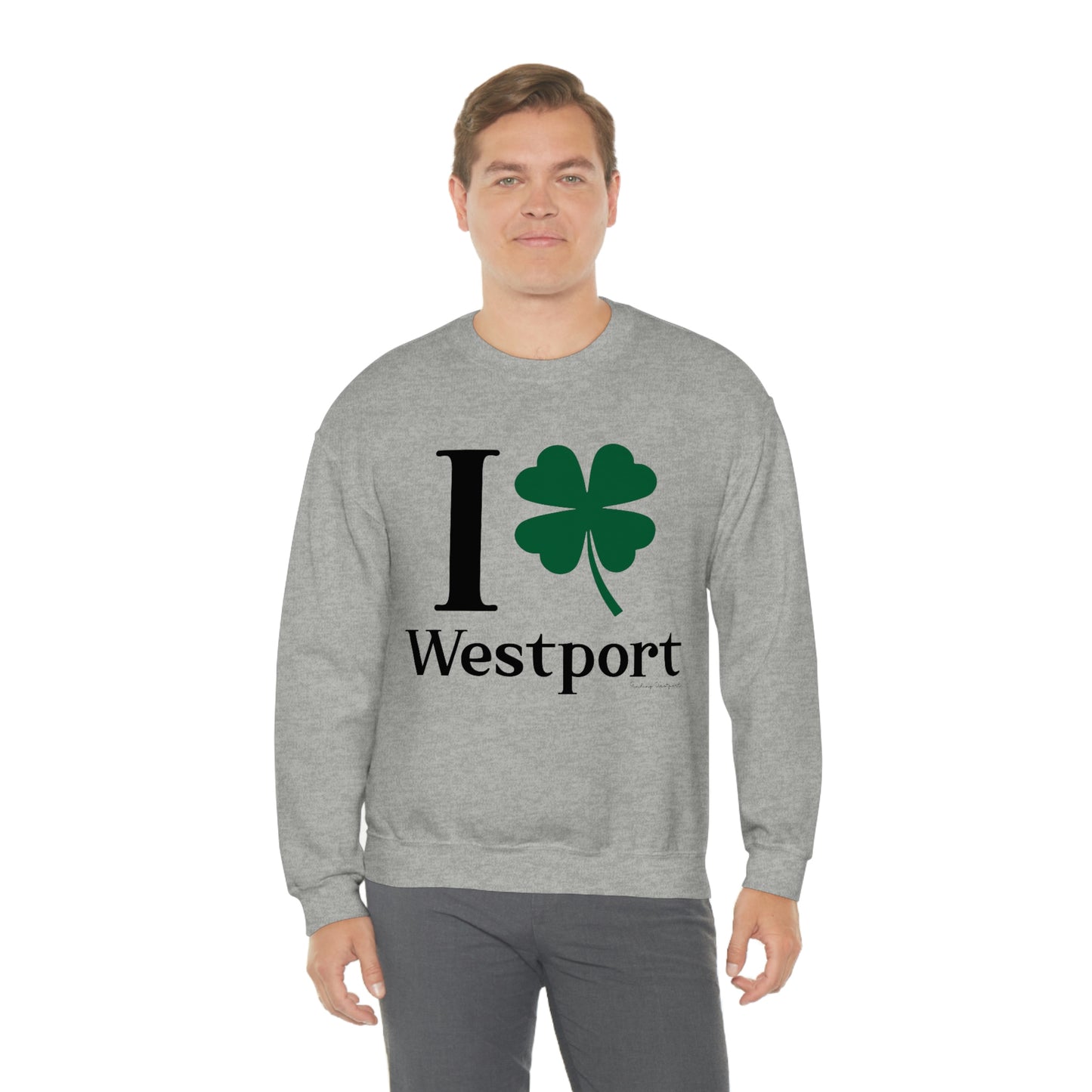 I Clover Westport Unisex Heavy Blend™ Crewneck Sweatshirt