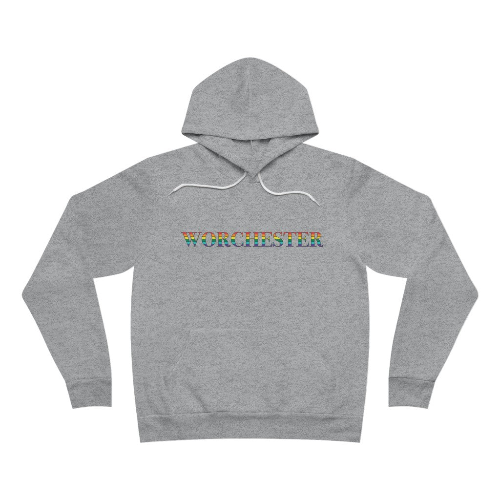 Worchester Rainbow Unisex Sponge Fleece Pullover Hoodie