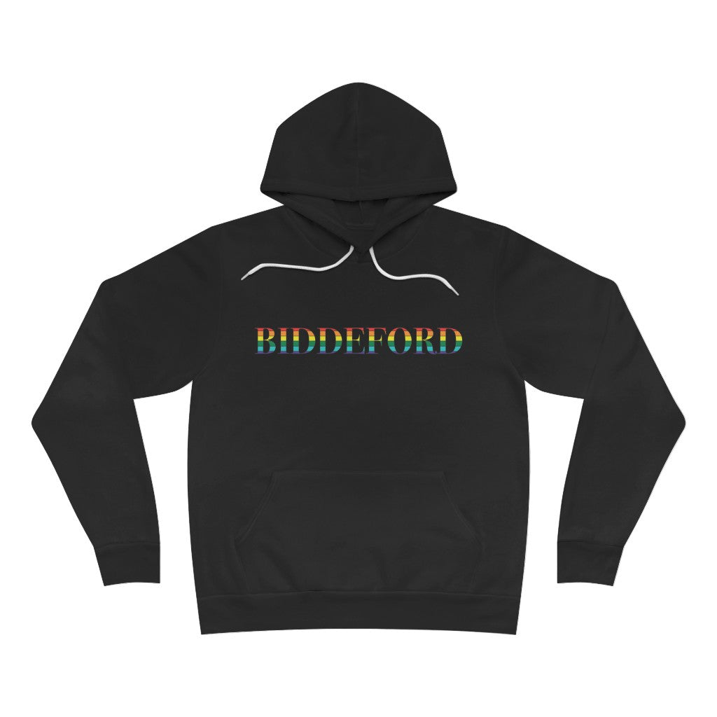 Biddeford Rainbow Unisex Sponge Fleece Pullover Hoodie