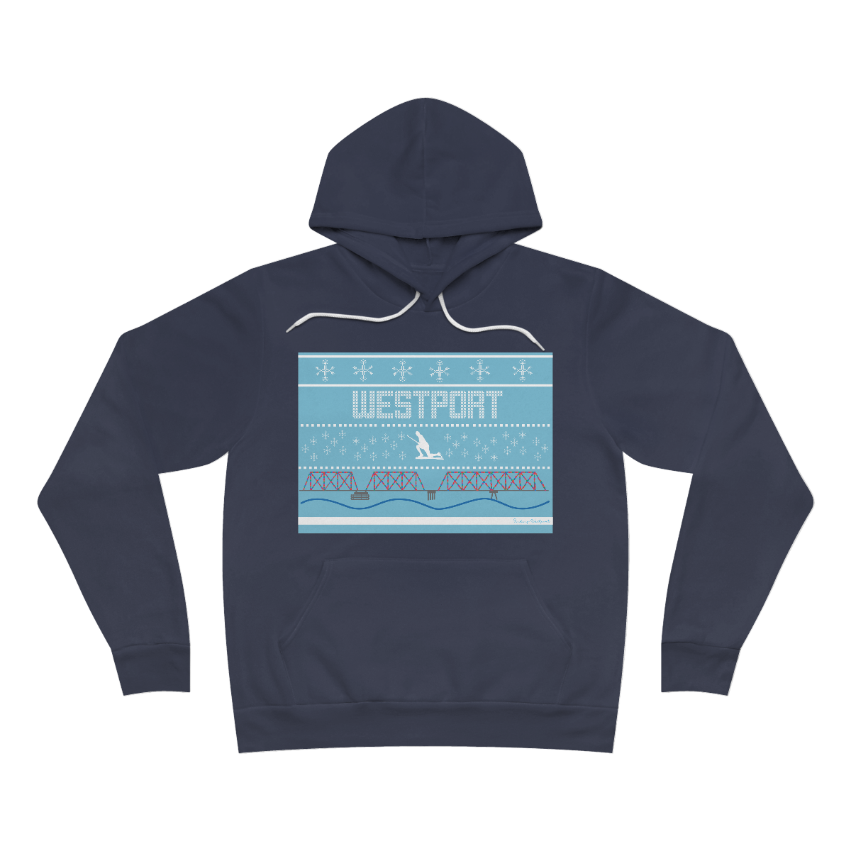 Westport Ugly Holiday Unisex Sponge Fleece Pullover Hoodie