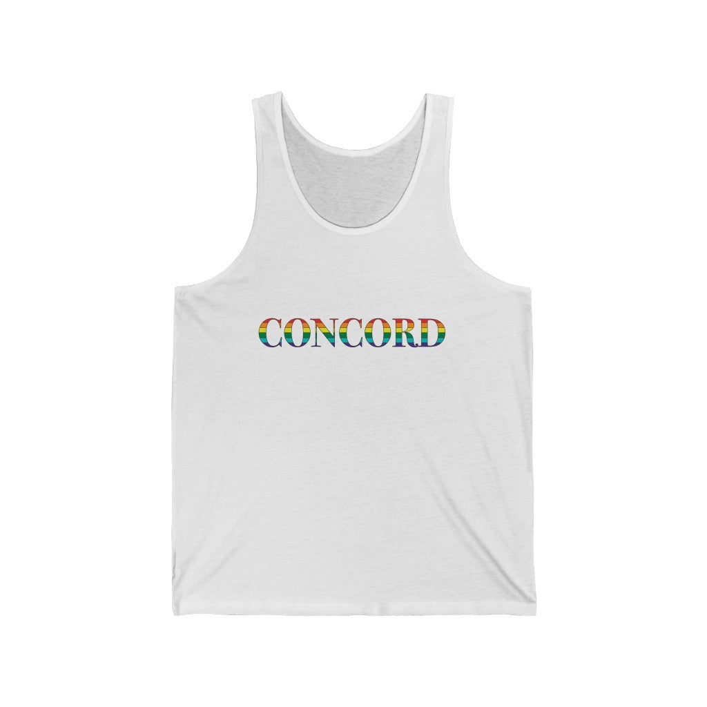 Concord Rainbow  Unisex Jersey Tank