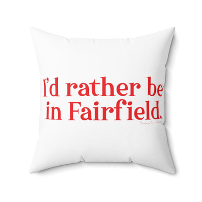 Fairfield ct / connecticut pillow