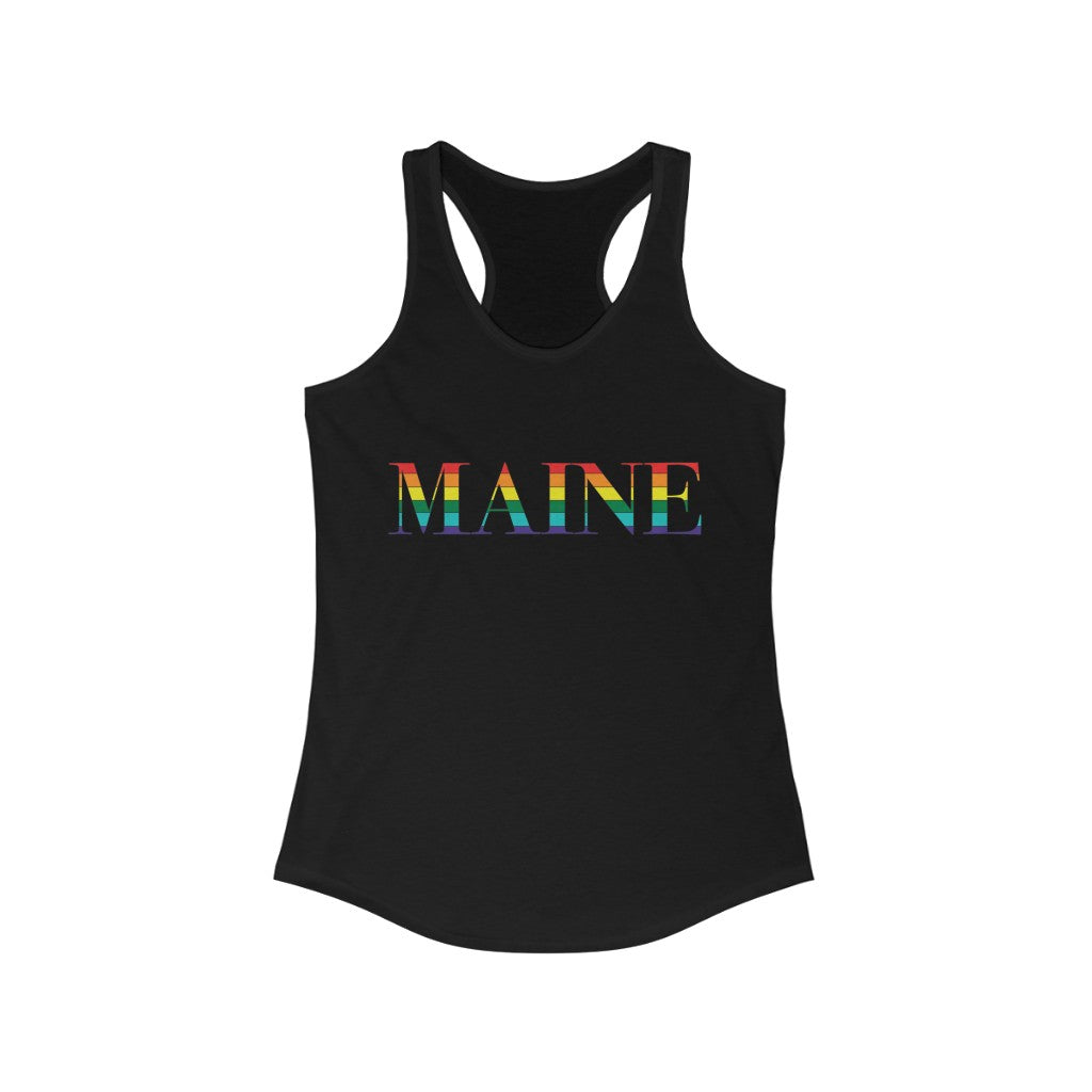 Maine Pride Women's Ideal Racerback Tank