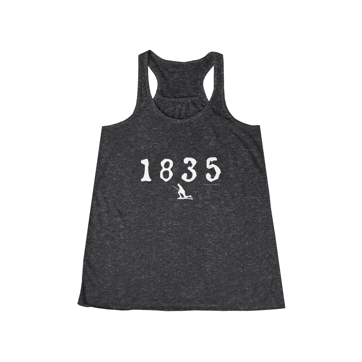 1835 Westport - White Women's Flowy Racerback Tank