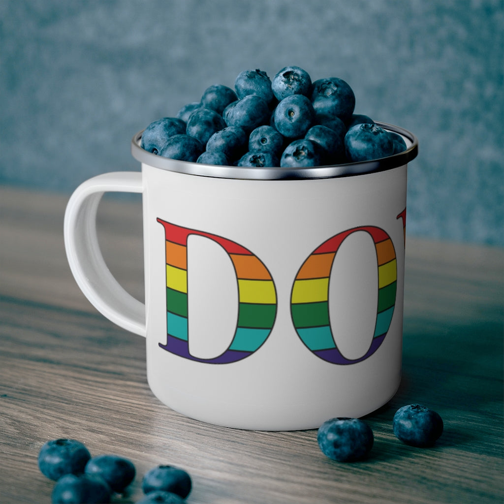 Dover Rainbow Enamel Camping Mug