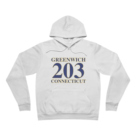 Greenwich Connecticut hooded sweatshirt or hoodie, 203 