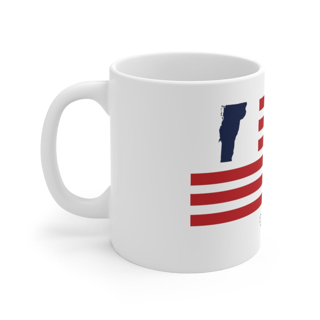 Vermont American Flag collection has tee shirts, mugs, reusable bags, and other apparel and gifts. All proceeds goes to help build the Finding New England brand and get our website up and going. Free shipping on all products. 