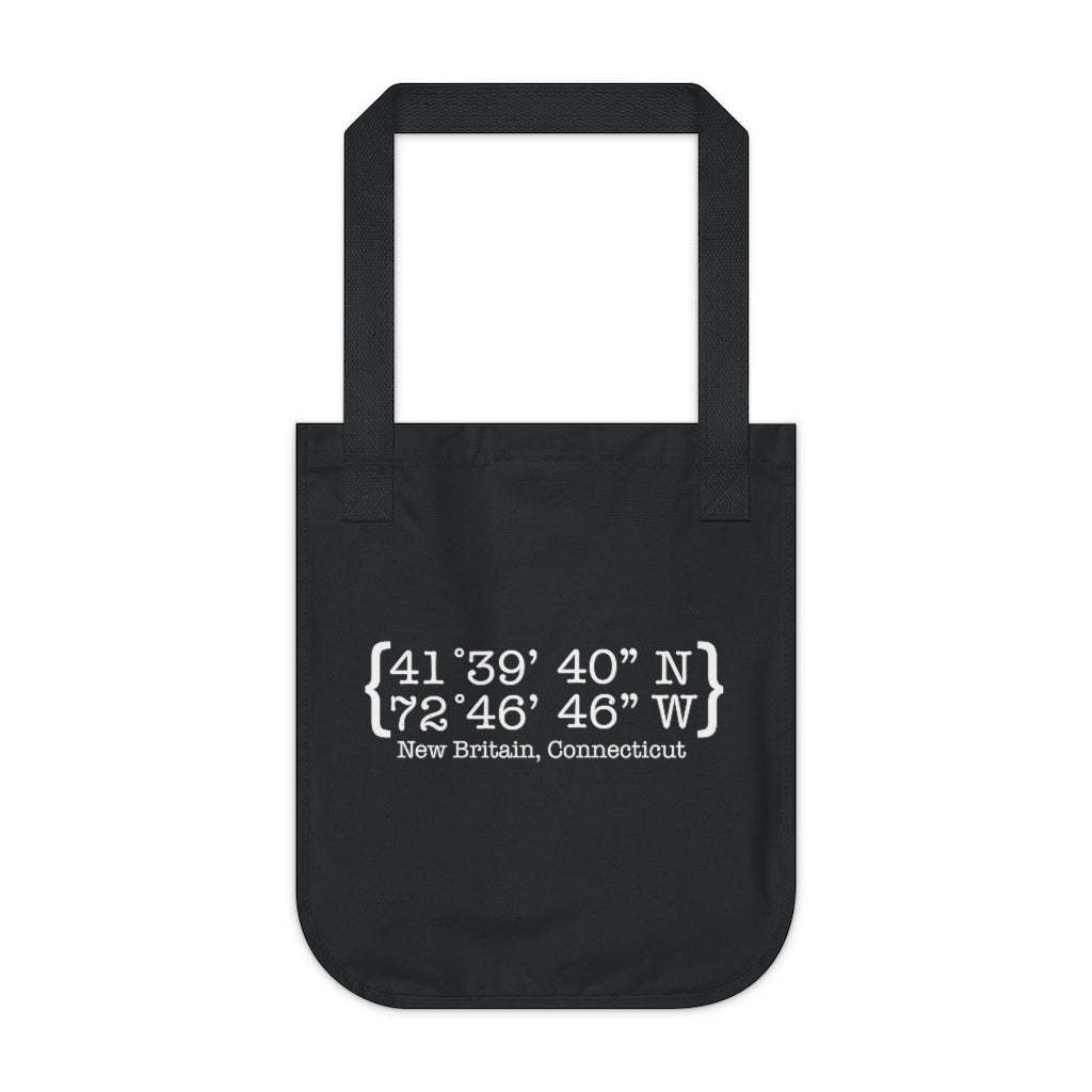 New Britain Coordinates Organic Canvas Tote Bag