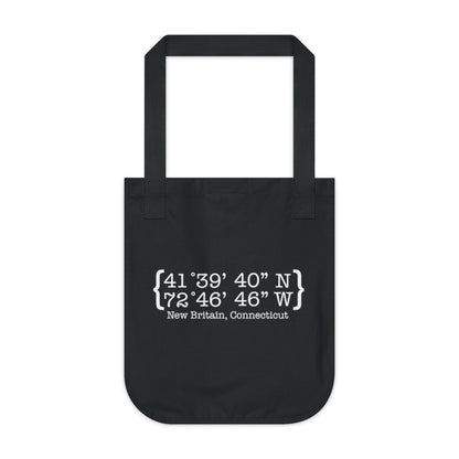 New Britain Coordinates Organic Canvas Tote Bag