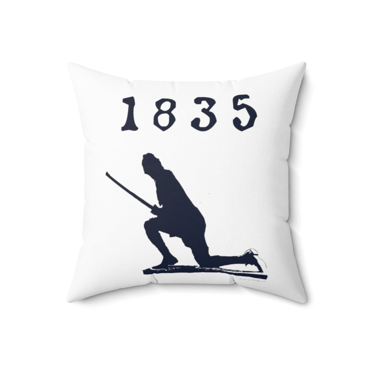 1835 Westport - Large Minuteman Spun Polyester Square Pillow