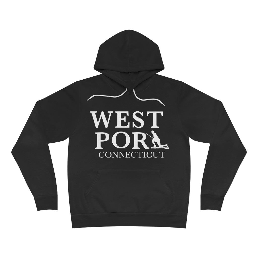 Westport Connecticut Unisex Sponge Fleece Pullover Hoodie