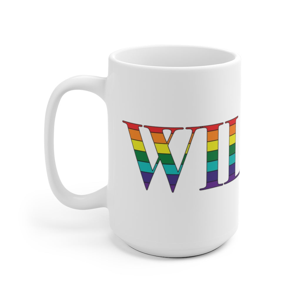 Wilton Rainbow White Ceramic Mug