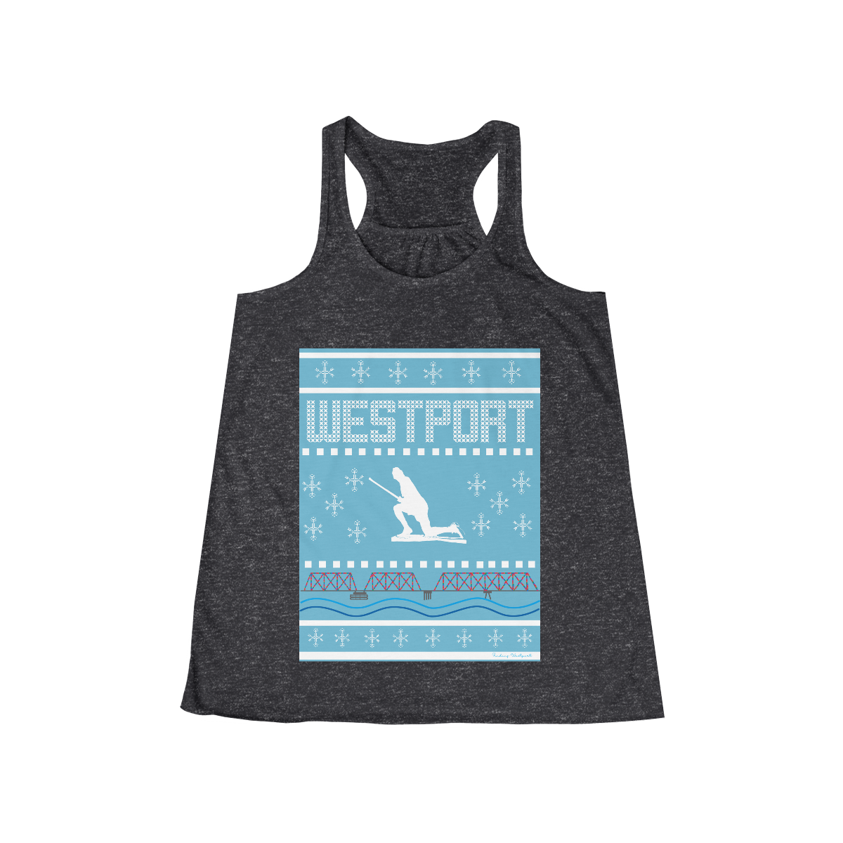 Westport Ugly Holiday Women's Flowy Racerback Tank