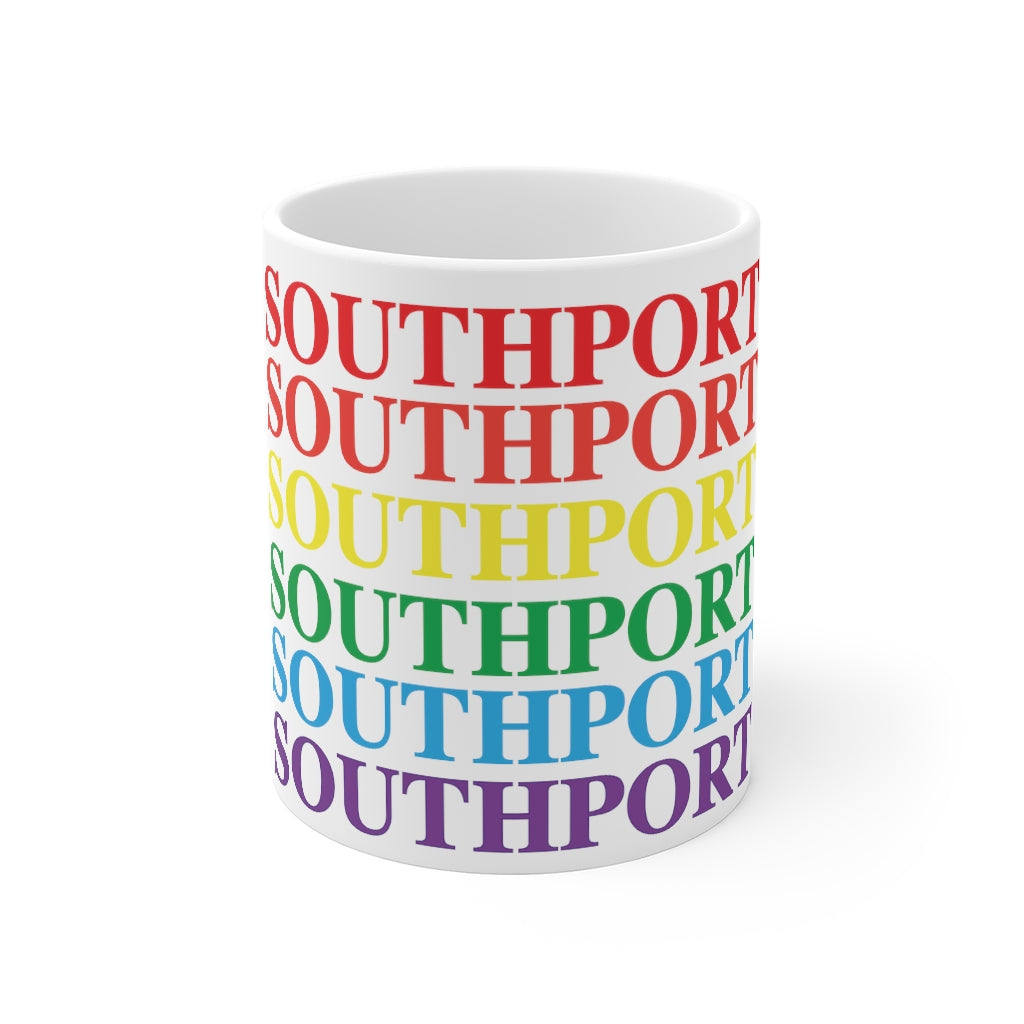 Do you have Southport Pride? Southport, Connecticut apparel and gifts including mugs including LGBTQ inspired tote bags. 10% of pride sales are donated to a Connecticut LGBTQ organization. Free shipping! 