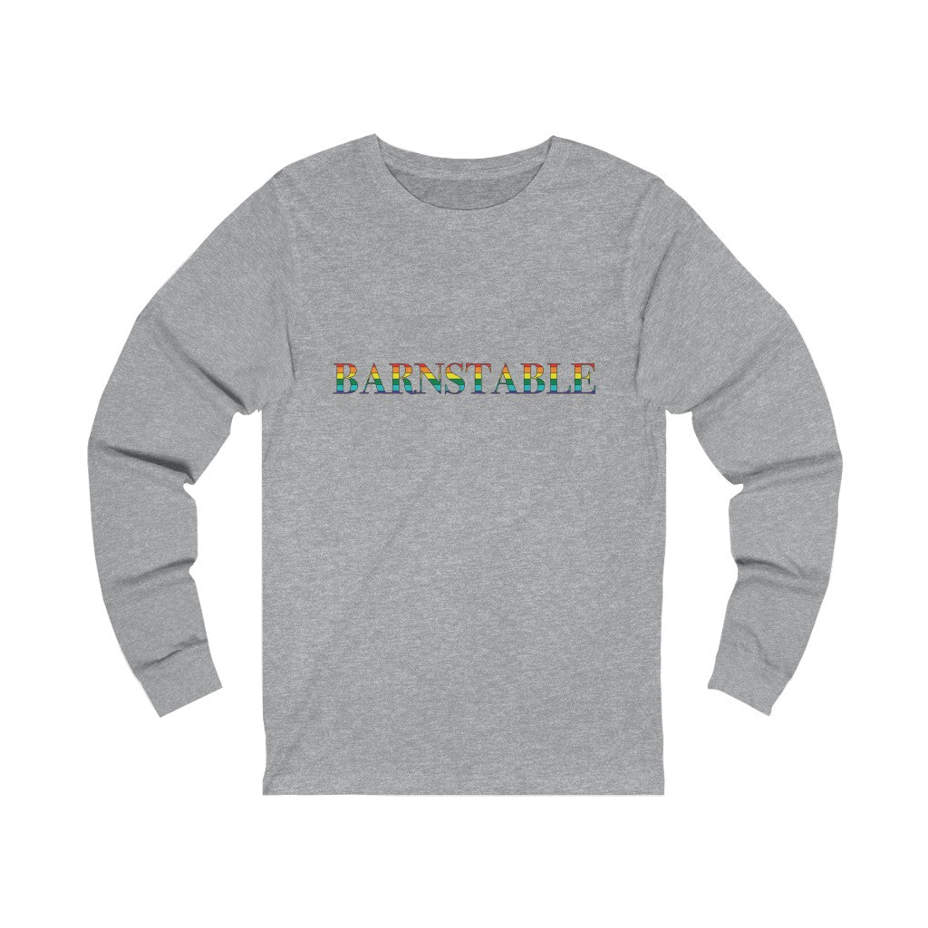 Barnstable Rainbow Unisex Jersey Long Sleeve Tee