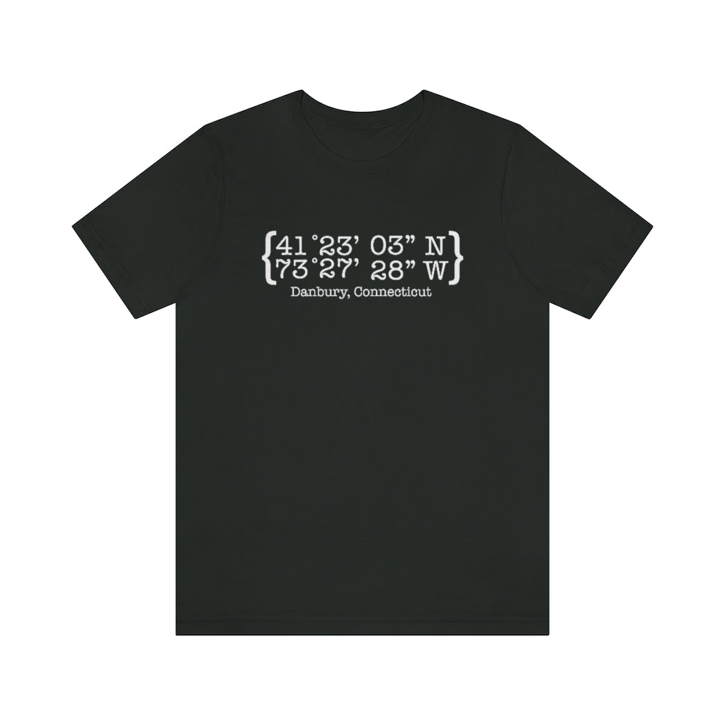 Danbury Connecticut coordinates tee shirt