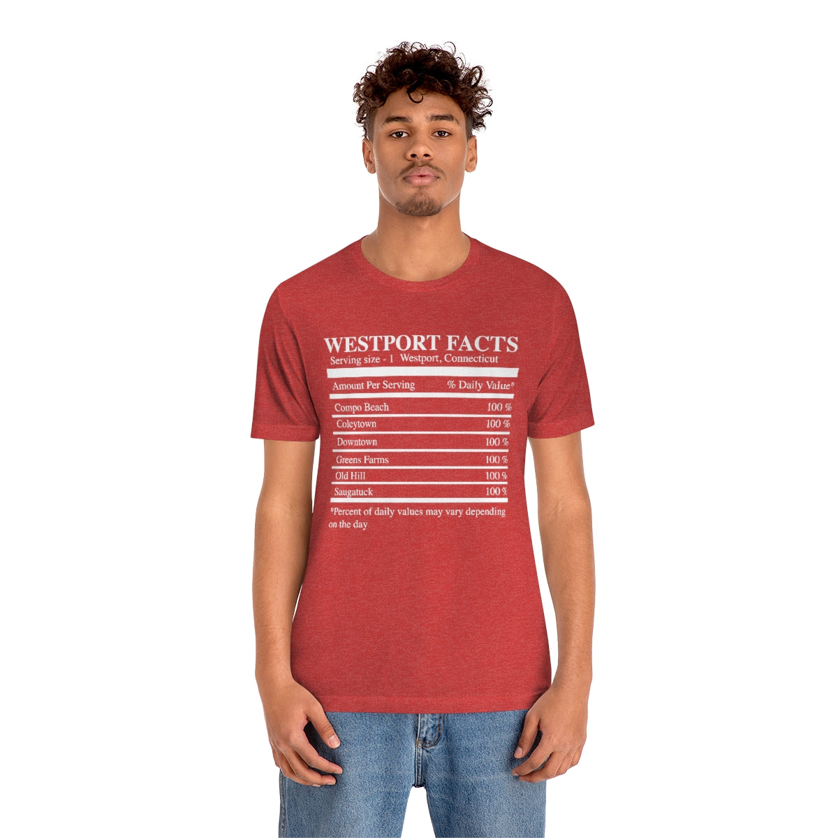 Westport Facts Unisex Jersey Short Sleeve Tee